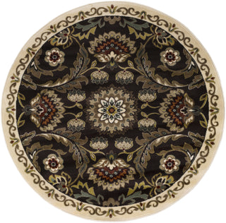 Artistic Weavers Crete Rowan Brown Multi Area Rug Round