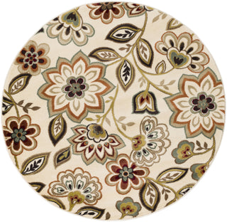 Artistic Weavers Crete Amara Ivory Multi Area Rug Round