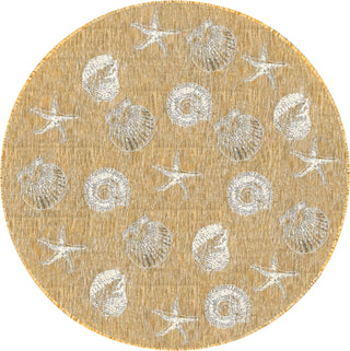 Trans Ocean Carmel 8414/12 Shells Natural Area Rug by Liora Manne