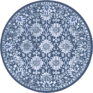 Trans Ocean Carmel 8418/33 Vintage Floral Navy Area Rug by Liora Manne