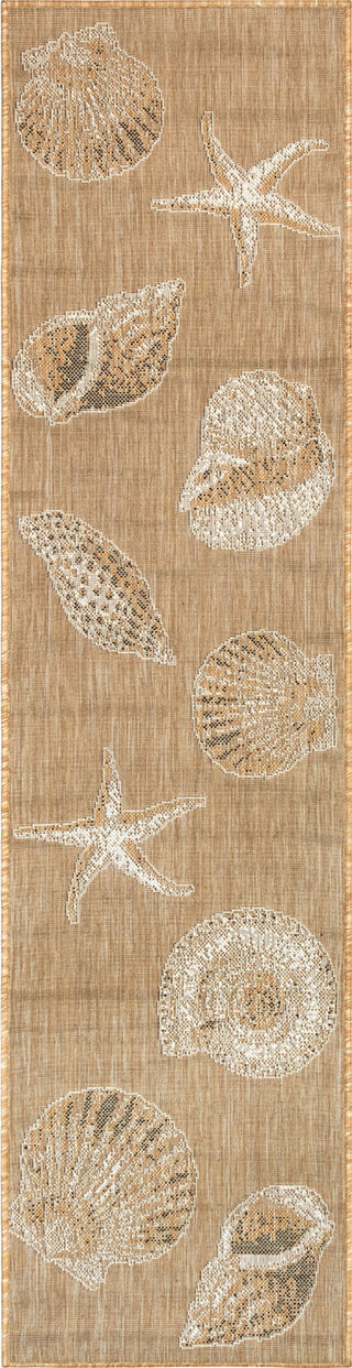 Trans Ocean Carmel 8414/12 Shells Natural Area Rug by Liora Manne