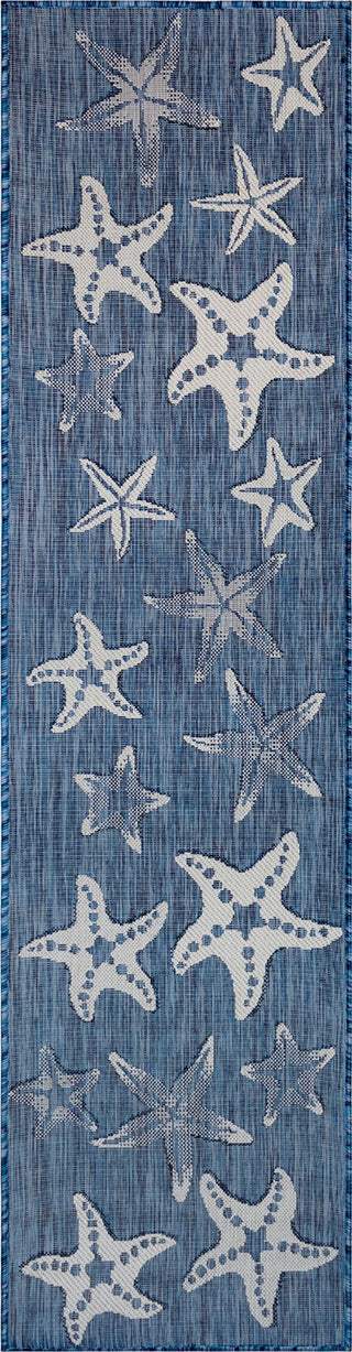 Trans Ocean Carmel 8415/33 Starfish Navy Area Rug by Liora Manne