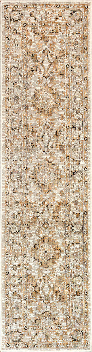 Trans Ocean Carmel 8418/12 Vintage Floral Natural Area Rug by Liora Manne