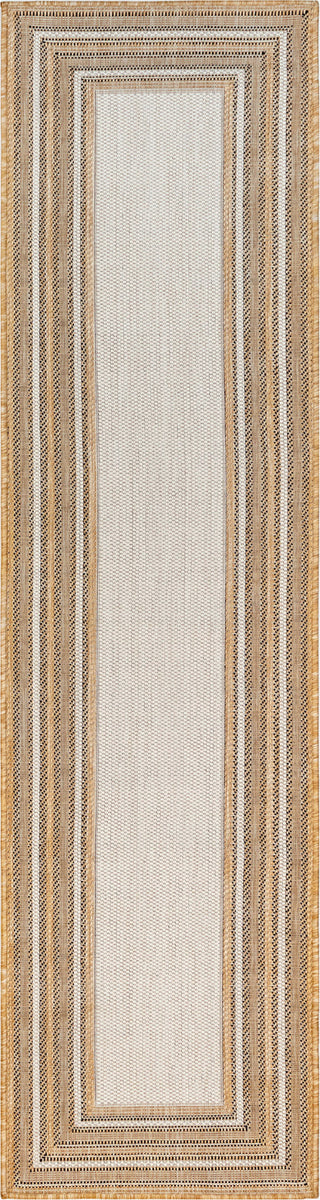 Trans Ocean Carmel 8425/12 Multi Border Natural Area Rug by Liora Manne