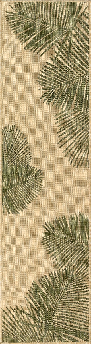 Trans Ocean Carmel 8439/06 Palm Green Area Rug by Liora Manne