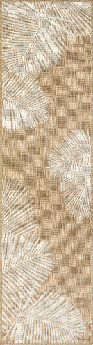 Trans Ocean Carmel 8439/12 Palm Beige Area Rug by Liora Manne