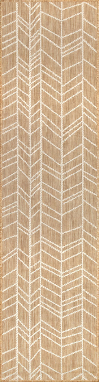 Trans Ocean Carmel 8468/12 Chevron Camel Area Rug by Liora Manne