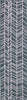 Trans Ocean Carmel 8468/33 Chevron Navy Area Rug by Liora Manne