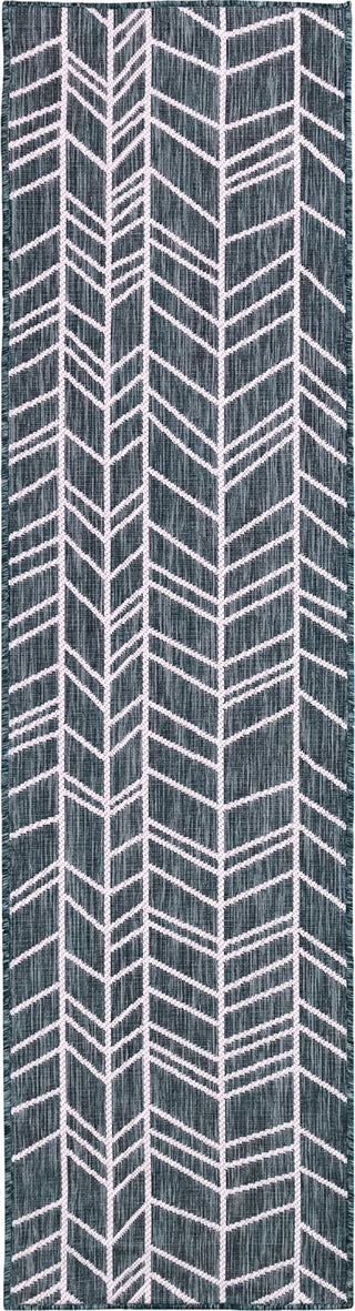 Trans Ocean Carmel 8468/33 Chevron Navy Area Rug by Liora Manne