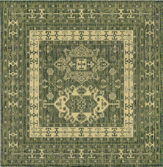 Trans Ocean Carmel 8409/06 Kilim Green Area Rug by Liora Manne