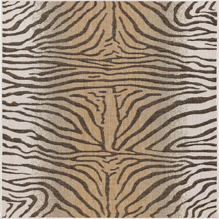 Trans Ocean Carmel 8431/12 Zebra Beige Area Rug by Liora Manne