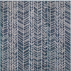 Trans Ocean Carmel 8468/33 Chevron Navy Area Rug by Liora Manne