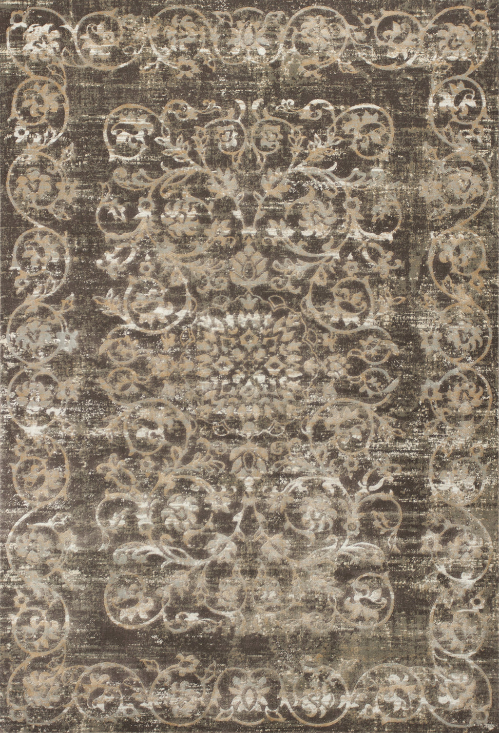 KAS Crete 6508 Taupe Courtyard Area Rug – Incredible Rugs and Decor