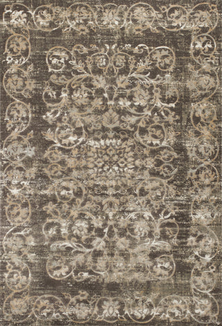 KAS Crete 6508 Taupe Courtyard Machine Woven Area Rug