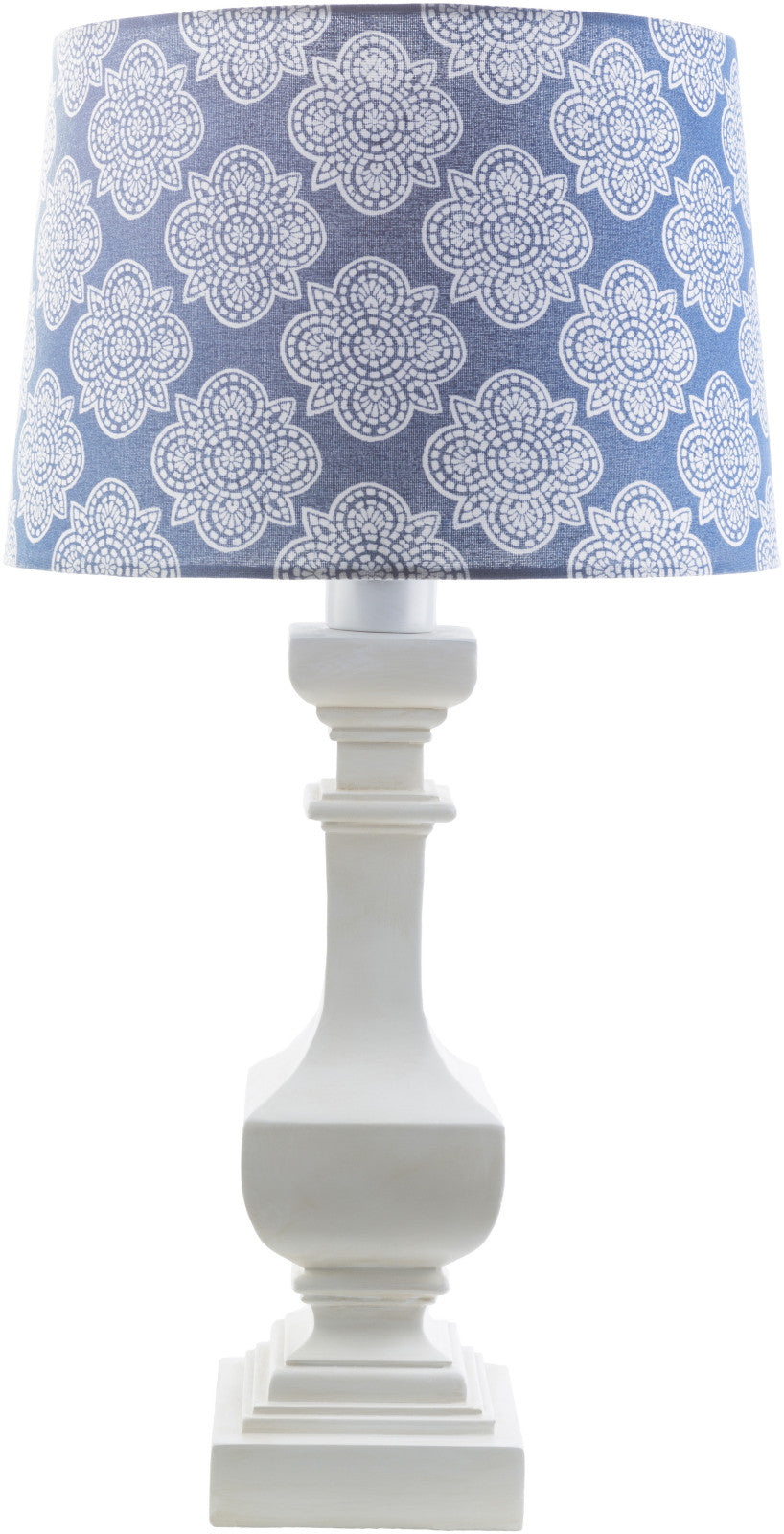 Surya Carolina CRI-441 Blue Print Lamp Table Lamp