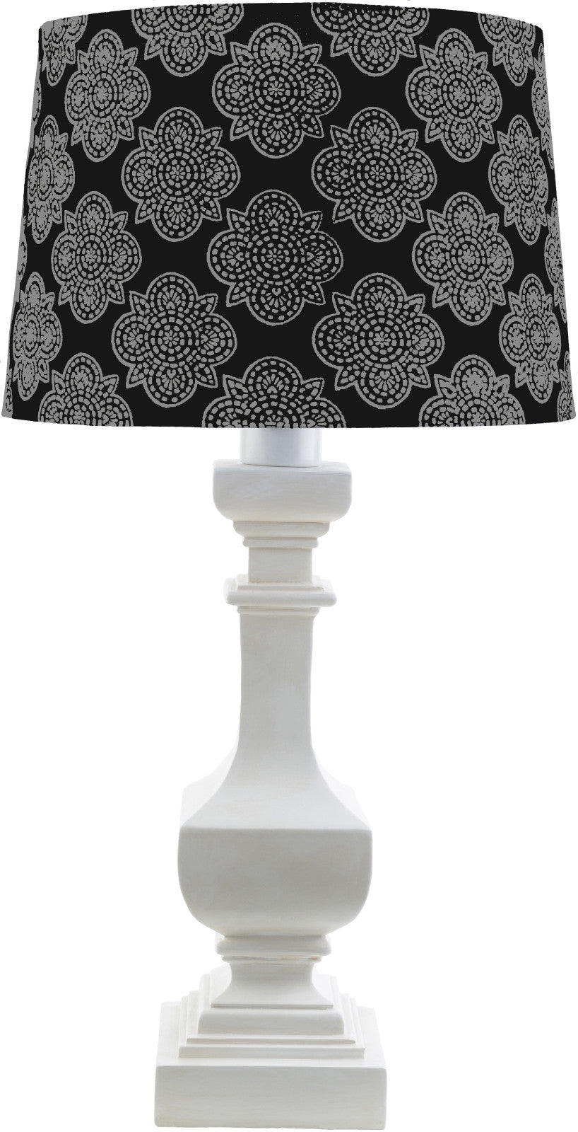 Surya Carolina CRI-446 Black Print Lamp Table Lamp