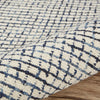 LR Resources Criss Cross 81295 Navy / Ivory Area Rug Alternate Image