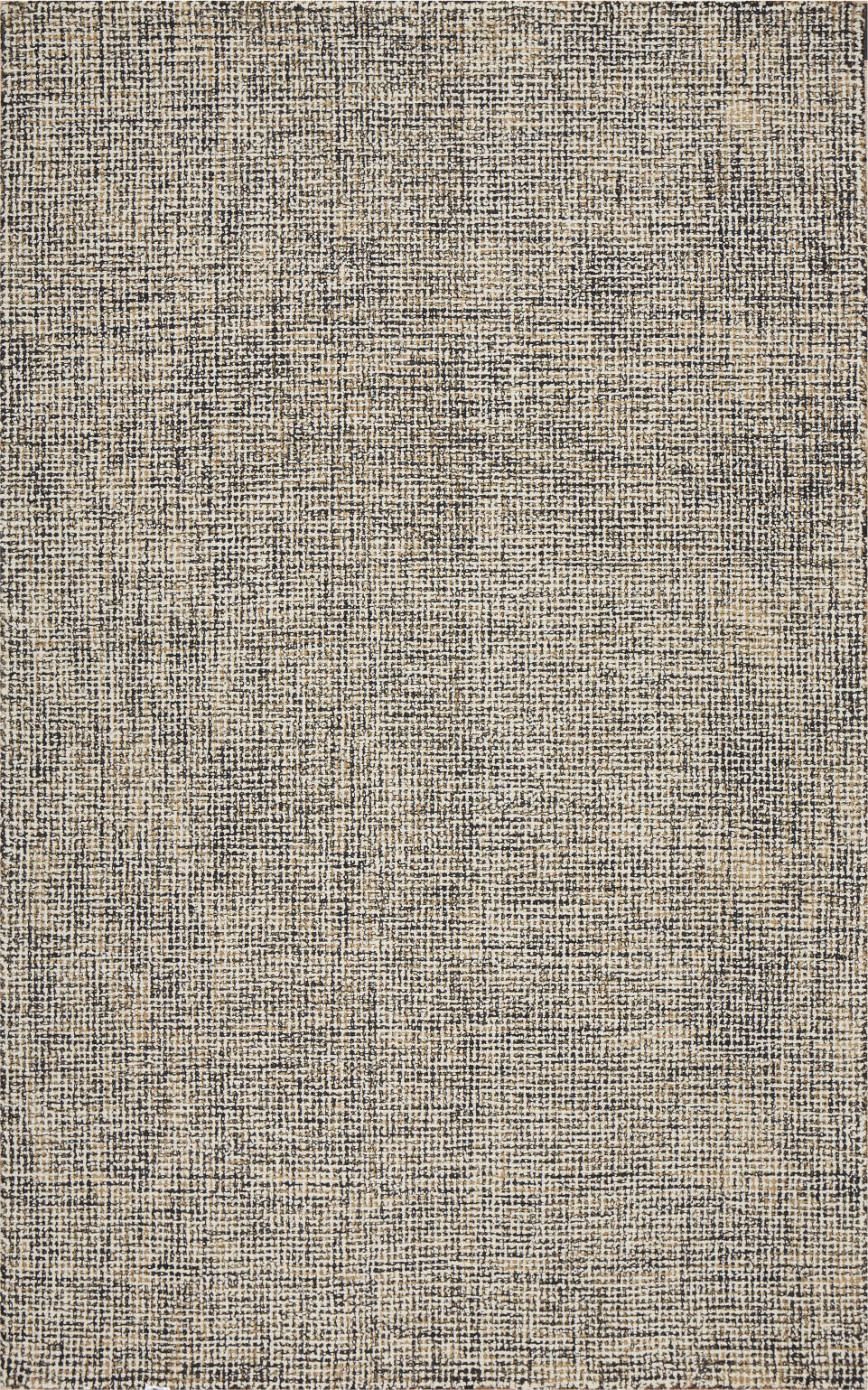 LR Resources Criss Cross 81299 Charcoal / Gold Area Rug main image