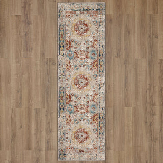 Karastan Soiree Cristales Oyster Area Rug Main Image