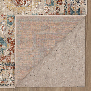 Karastan Soiree Cristales Oyster Area Rug Back Image