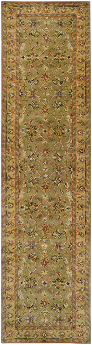 Surya Crowne CRN-6001 Olive Area Rug 3' X 12' Runner