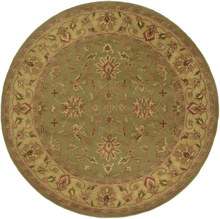 Surya Crowne CRN-6001 Olive Area Rug 8' Round