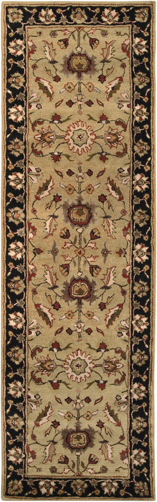 Surya Crowne CRN-6007 Gold Area Rug 2'6'' X 8' Runner