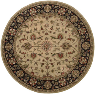 Surya Crowne CRN-6007 Gold Area Rug 8' Round