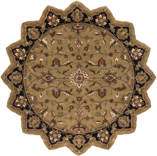 Surya Crowne CRN-6007 Gold Area Rug 8' Star