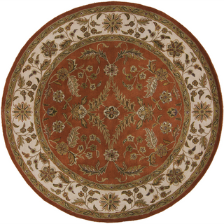 Surya Crowne CRN-6029 Rust Area Rug 8' Round