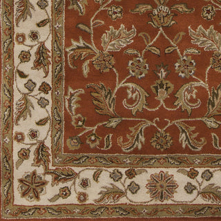 Surya Crowne CRN-6029 Rust Hand Tufted Area Rug Sample Swatch