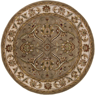 Surya Crowne CRN-6030 Olive Area Rug 8' Round