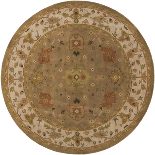 Surya Crowne CRN-6031 Olive Area Rug 8' Round