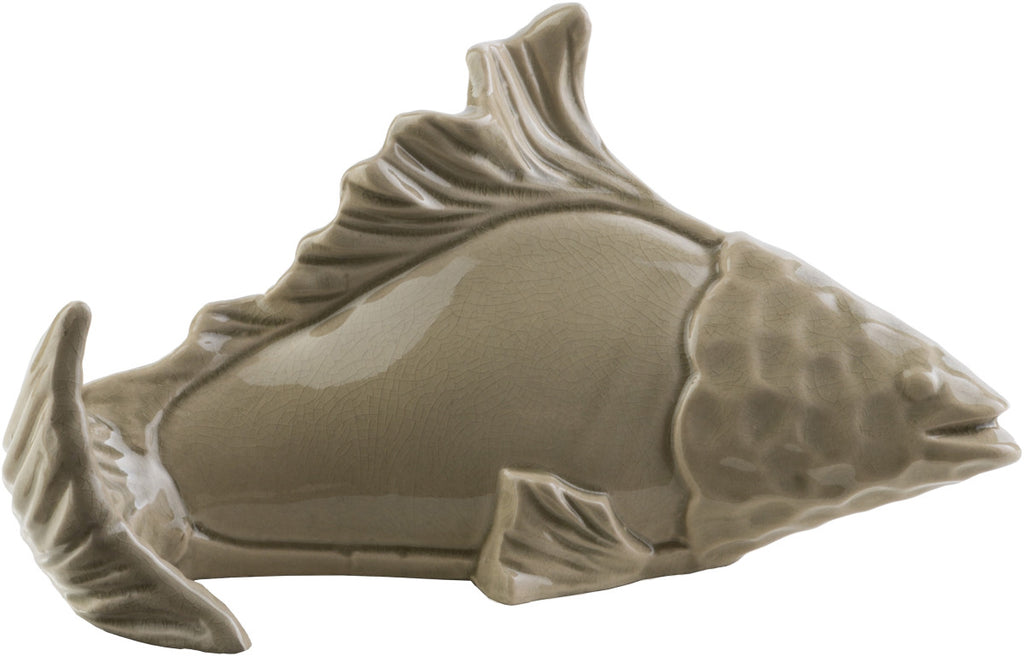 Surya Clearwater CRW-409 Figurine Fish 11.42 X 6.3 X 6.5 inches