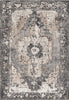 Surya Chelsea CSA-2304 Charcoal Dark Brown Camel Medium Gray White Area Rug main image