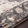 Surya Chelsea CSA-2304 Charcoal Dark Brown Camel Medium Gray White Area Rug Texture Image