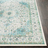 Surya Chelsea CSA-2315 Aqua Charcoal White Grass Green Area Rug Detail Image