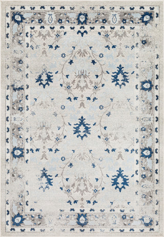 Surya Chelsea CSA-2316 Dark Blue Navy Pale Medium Gray Charcoal White Area Rug main image