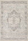 Surya Chelsea CSA-2324 Medium Gray Charcoal White Area Rug Mirror main image