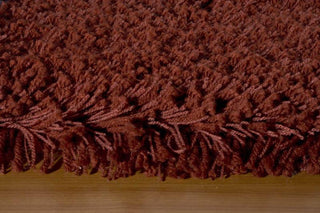 Momeni Comfort Shag CS-10 Cinnabar Area Rug Corner Shot