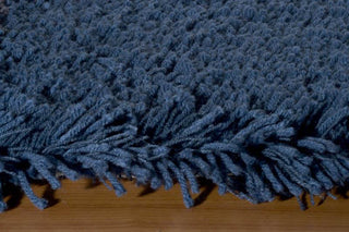 Momeni Comfort Shag CS-10 Peacock Area Rug Corner Shot