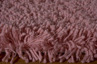 Momeni Comfort Shag CS-10 Pink Area Rug Corner Shot