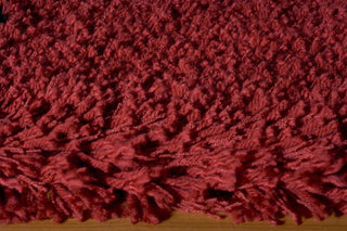 Momeni Comfort Shag CS-10 Red Area Rug Corner Shot