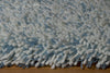 Momeni Comfort Shag CS-11 Aqua Blue Area Rug Closeup