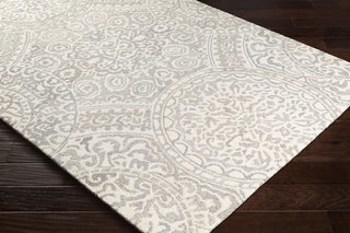 Surya Cassini CSI-1004 Camel Cream Taupe Charcoal Area Rug Corner Image