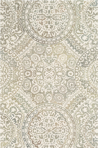 Surya Cassini CSI-1005 Taupe Cream Moss Sage Area Rug main image