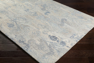 Surya Cassini CSI-1006 Dark Blue Ice Khaki Camel Area Rug Corner Image