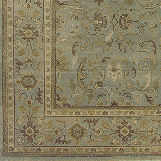 Surya Castle CSL-6003 Dark Green Hand Knotted Area Rug Sample Swatch