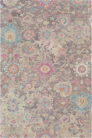 Surya Classic Nouveau CSN-1006 Moss Camel Medium Gray Black Khaki Mint Emerald Mauve Bright Purple Dark Brown Area Rug main image