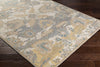 Surya Classic Nouveau CSN-1008 Cream Medium Gray Camel Wheat Teal Sea Foam Bright Orange Area Rug Corner Image